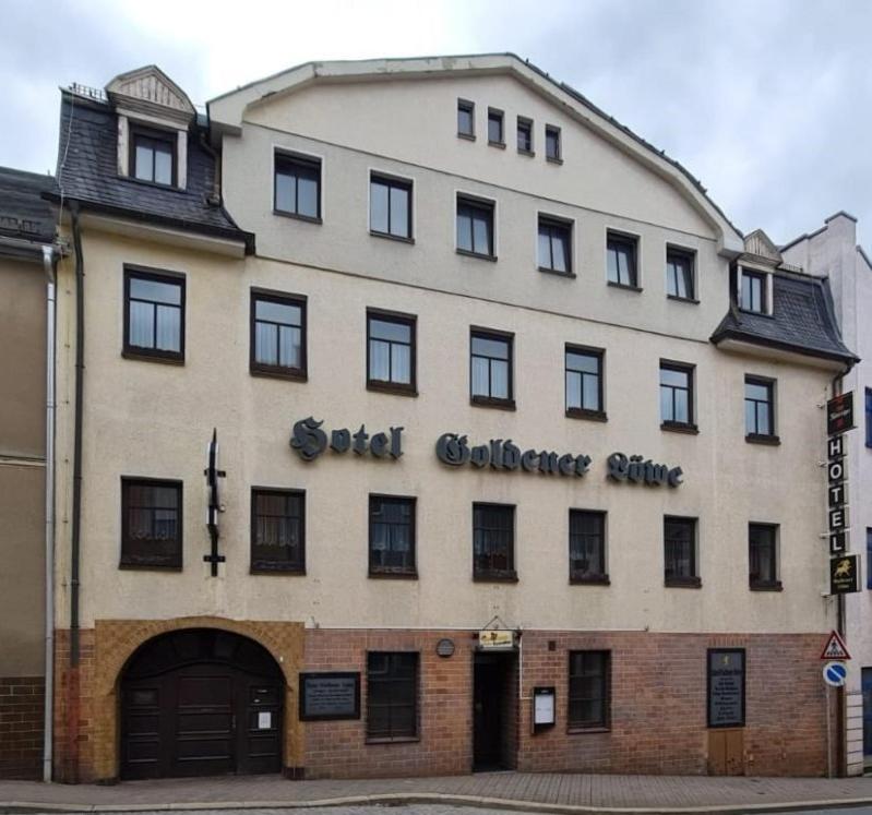 Hotel Goldener Loewe Zeulenroda-Triebes Exterior foto